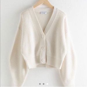 & Other Stories Cropped Cardigan
